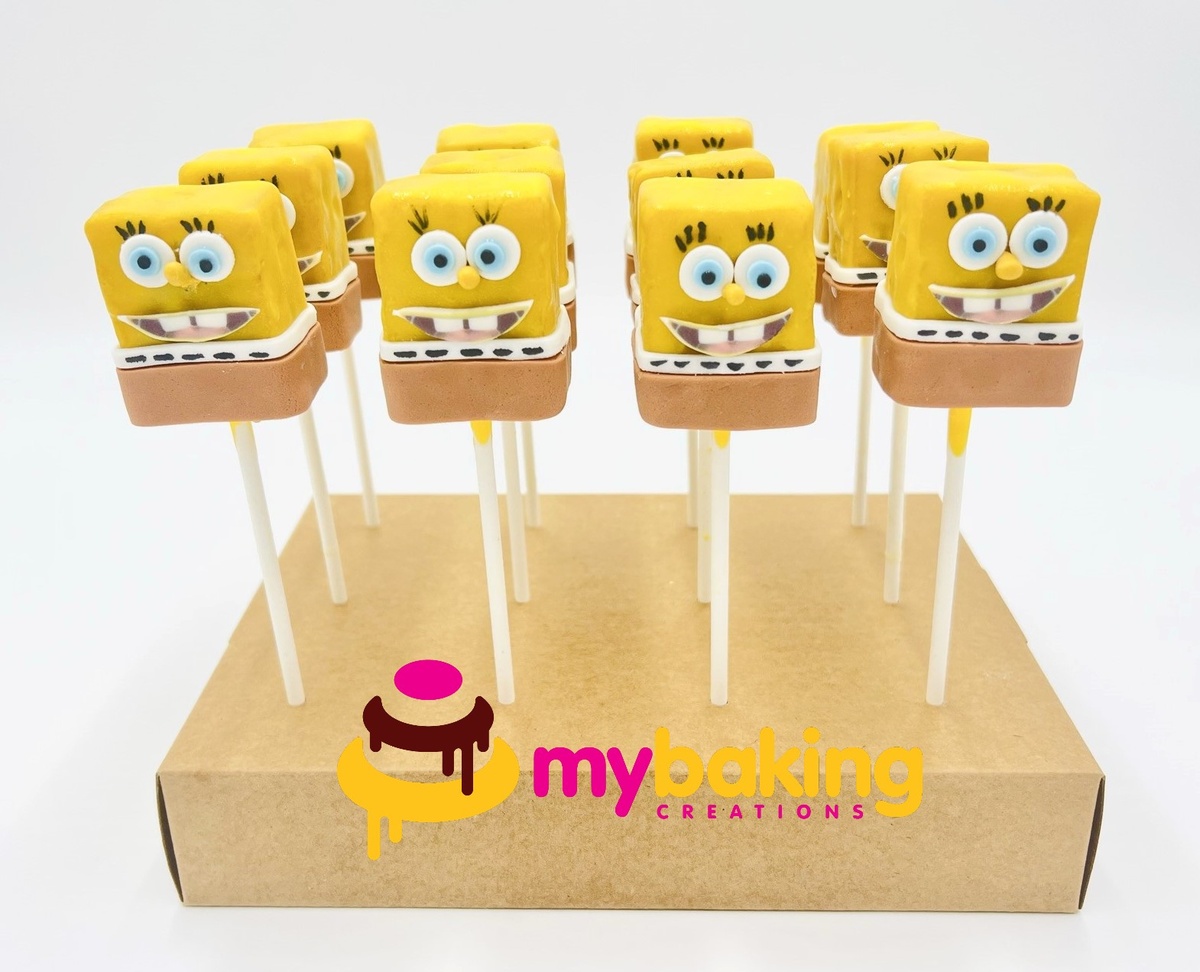 Custom SpongeBob themed cake pops Bay Area bakery